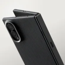Pitaka รุ่น Edge Case (Aaron Button) - เซ็ตเคสและฟิล์ม Galaxy Z Fold 8 - สี Black/Grey - Image 14