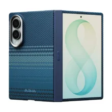 Pitaka รุ่น Edge Case (Aaron Button) - เซ็ตเคสและฟิล์ม Galaxy Z Fold 8 - สี Moonrise