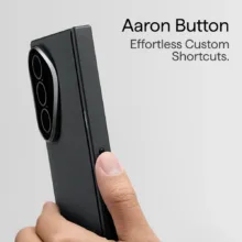Pitaka รุ่น Edge Case (Aaron Button) & (With Hinge) - เคส Galaxy Z Fold 8 Ultra - สี Black/Grey - Image 3