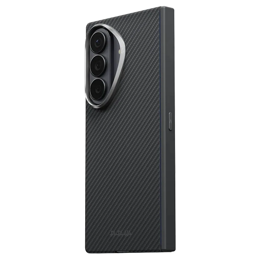 Pitaka รุ่น Edge Case (Aaron Button) & (With Hinge) - เคส Galaxy Z Fold 8 Ultra - สี Black/Grey - Image 2