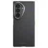 Pitaka รุ่น Edge Case (Aaron Button) & (With Hinge) - เคส Galaxy Z Fold 8 Ultra - สี Black/Grey