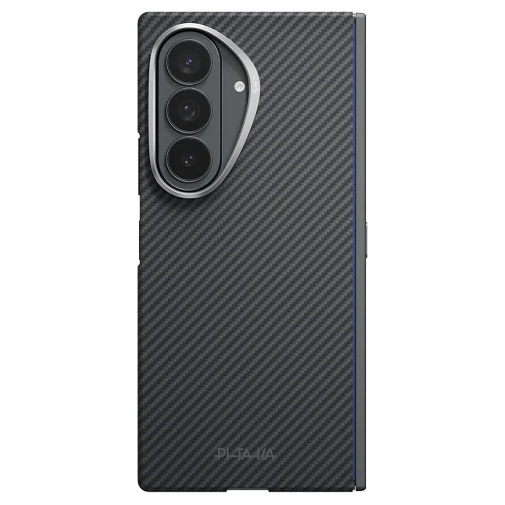 Pitaka รุ่น Edge Case (Aaron Button) & (With Hinge) - เคส Galaxy Z Fold 8 Ultra - สี Black/Grey