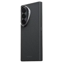 Pitaka รุ่น Edge Case (Aaron Button) - เซ็ตเคสและฟิล์ม Galaxy Z Fold 8 Ultra - สี Black/Grey - Image 6