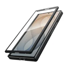 Pitaka รุ่น Edge Case (Aaron Button) - เซ็ตเคสและฟิล์ม Galaxy Z Fold 8 Ultra - สี Black/Grey - Image 12