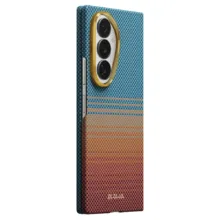 Pitaka รุ่น Edge Case (Aaron Button) - เซ็ตเคสและฟิล์ม Galaxy Z Fold 8 Ultra - สี California Dream-01 - Image 4