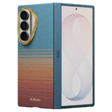 Pitaka รุ่น Edge Case (Aaron Button) - เซ็ตเคสและฟิล์ม Galaxy Z Fold 8 Ultra - สี California Dream-01