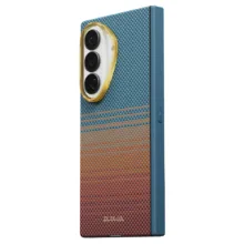 Pitaka รุ่น Edge Case (Aaron Button) - เซ็ตเคสและฟิล์ม Galaxy Z Fold 8 Ultra - สี California Dream-01 - Image 6