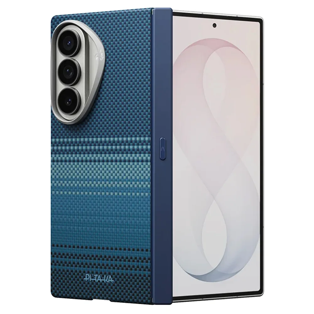 Pitaka รุ่น Edge Case (Aaron Button) & (With Hinge) - เคส Galaxy Z Fold 8 Ultra - สี Moonrise - Image 5