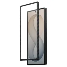 Pitaka รุ่น Edge Case (Aaron Button) - เซ็ตเคสและฟิล์ม Galaxy Z Fold 8 Ultra - สี Black/Grey - Image 9