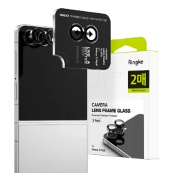 Ringke รุ่น Camera Lens Frame Glass - กระจกเลนส์กล้อง Galaxy Z Flip 8 (ฟิล์ม2ชิ้น)