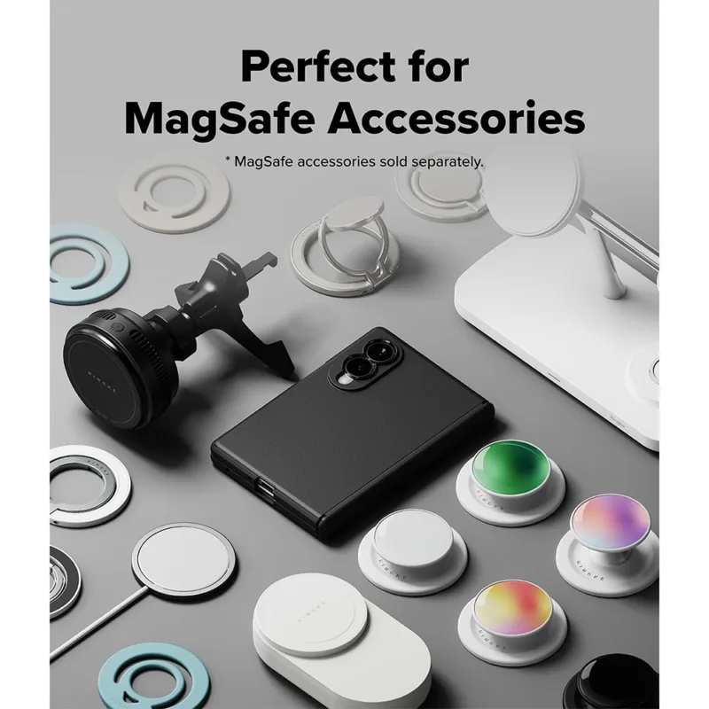 Ringke รุ่น Onyx Flap Magnetic - เคส Galaxy Z Fold 8 - สี Black