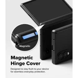 Ringke รุ่น Onyx Flap Magnetic - เคส Galaxy Z Fold 8 - สี Black