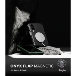 Ringke รุ่น Onyx Flap Magnetic - เคส Galaxy Z Fold 8 - สี Black
