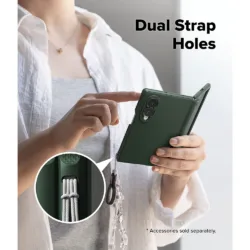 Ringke รุ่น Onyx Flap Magnetic - เคส Galaxy Z Fold 8 - สี Dark Green
