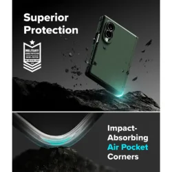 Ringke รุ่น Onyx Flap Magnetic - เคส Galaxy Z Fold 8 - สี Dark Green