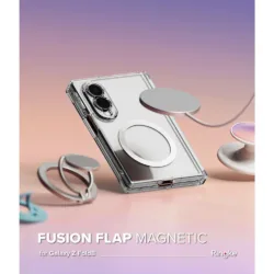 Ringke รุ่น Fusion Flap Magnetic - เคส Galaxy Z Fold 8 - สี Clear