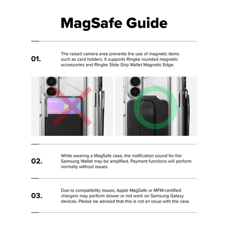 Ringke รุ่น Fusion Flap Magnetic - เคส Galaxy Z Fold 8 Ultra - สี Clear