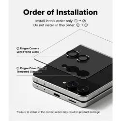 Ringke รุ่น Camera Lens Frame Glass - กระจกเลนส์กล้อง Galaxy Z Flip 8 (ฟิล์ม2ชิ้น)