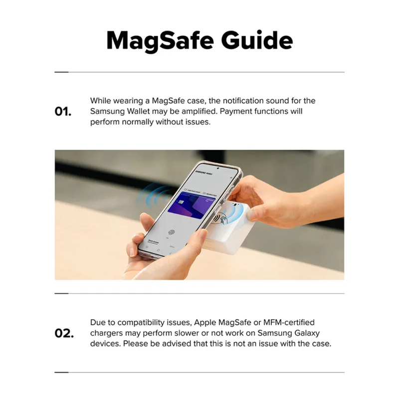 Ringke รุ่น Fusion Flap Magnetic - เคส Galaxy Z Flip 8 - สี Clear