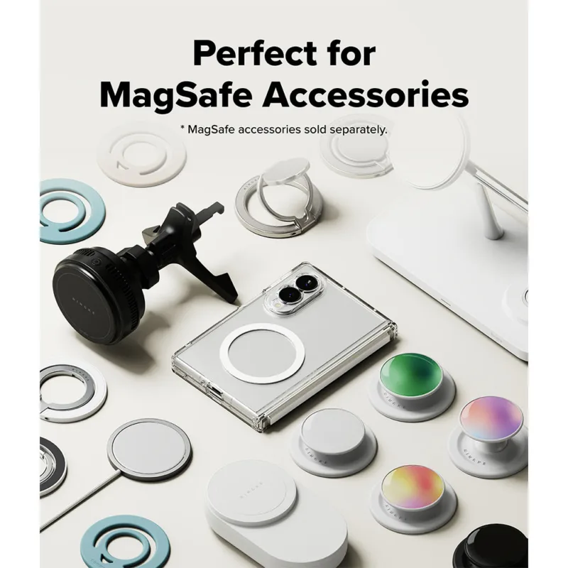 Ringke รุ่น Fusion Flap Magnetic - เคส Galaxy Z Fold 8 - สี Clear