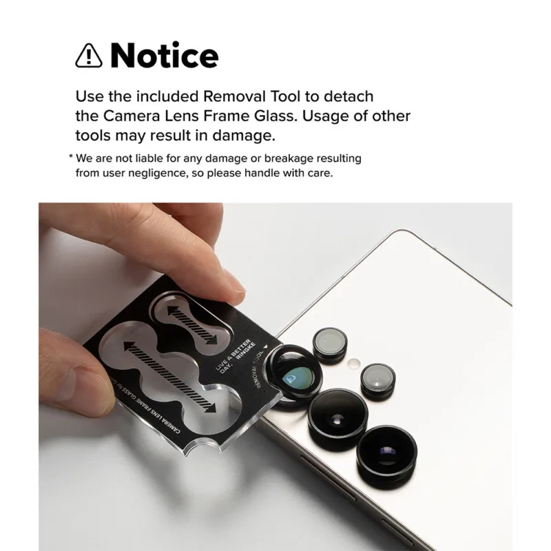 Ringke รุ่น Camera Lens Frame Glass - กระจกเลนส์กล้อง Galaxy Z Flip 8 (ฟิล์ม2ชิ้น)