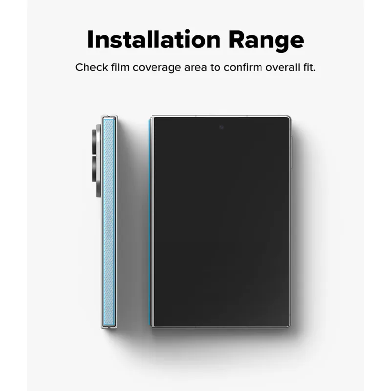 Ringke รุ่น Hinge Dual Easy Film - ฟิล์มกระจก Galaxy Z Fold 8 (ฟิล์ม2ชิ้น)