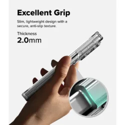 Ringke รุ่น Fusion Flap Magnetic - เคส Galaxy Z Fold 8 - สี Clear