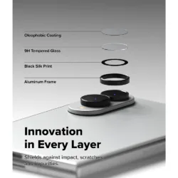 Ringke รุ่น Camera Lens Frame Glass - กระจกเลนส์กล้อง Galaxy Z Fold 8 (ฟิล์ม2ชิ้น)