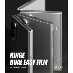 Ringke รุ่น Hinge Dual Easy Film - ฟิล์มกระจก Galaxy Z Fold 8 (ฟิล์ม2ชิ้น)