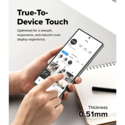 Ringke รุ่น Easy Slide Tempered Glass - ฟิล์มกระจก Galaxy Z Fold 8 Ultra (ฟิล์ม2ชิ้น)