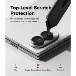 Ringke รุ่น Camera Lens Frame Glass - กระจกเลนส์กล้อง Galaxy Z Fold 8 (ฟิล์ม2ชิ้น)
