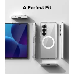 Ringke รุ่น Fusion Flap Magnetic - เคส Galaxy Z Fold 8 Ultra - สี Clear