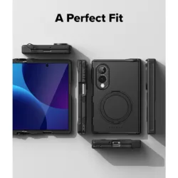 Ringke รุ่น Alles - เคส Galaxy Z Fold 8 - สี Black