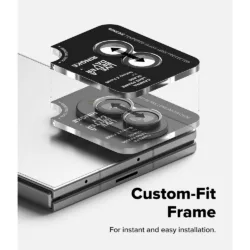 Ringke รุ่น Camera Lens Frame Glass - กระจกเลนส์กล้อง Galaxy Z Fold 8 (ฟิล์ม2ชิ้น)