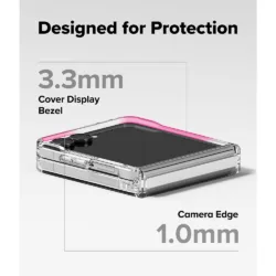 Ringke รุ่น Fusion Flap Magnetic - เคส Galaxy Z Flip 8 - สี Clear