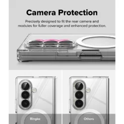 Ringke รุ่น Fusion Flap Magnetic - เคส Galaxy Z Fold 8 Ultra - สี Clear