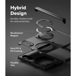 Ringke รุ่น Alles - เคส Galaxy Z Fold 8 - สี Black