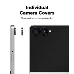 Ringke รุ่น Camera Lens Frame Glass - กระจกเลนส์กล้อง Galaxy Z Flip 8 (ฟิล์ม2ชิ้น)