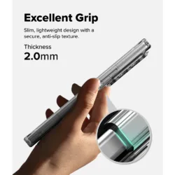 Ringke รุ่น Fusion Flap Magnetic - เคส Galaxy Z Fold 8 Ultra - สี Clear