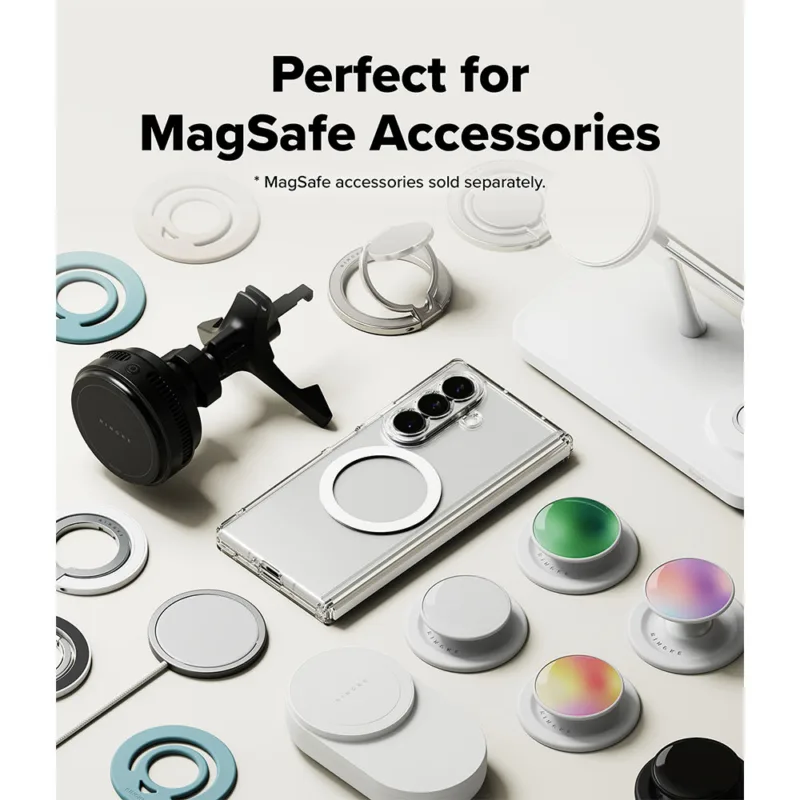Ringke รุ่น Fusion Flap Magnetic - เคส Galaxy Z Fold 8 Ultra - สี Clear