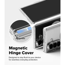 Ringke รุ่น Fusion Flap Magnetic - เคส Galaxy Z Fold 8 Ultra - สี Clear