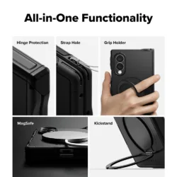 Ringke รุ่น Alles - เคส Galaxy Z Fold 8 - สี Black