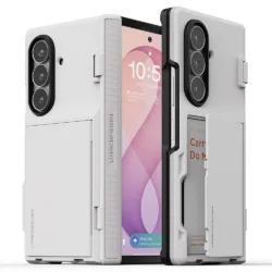VRS รุ่น Modern Go - เคส Galaxy Z Fold 8 Ultra - สี Cream