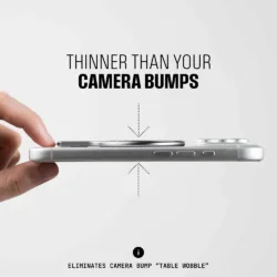 ohsnap! รุ่น Snap Grip Stand - แหวนติดหลังมือถือ - สี Silver Drift 10 ohsnap! รุ่น Snap Grip Stand - แหวนติดหลังมือถือ - สี Silver Drift