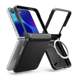 Ringke รุ่น Onyx Flap Magnetic - เคส Galaxy Z Flip 8 - สี Black