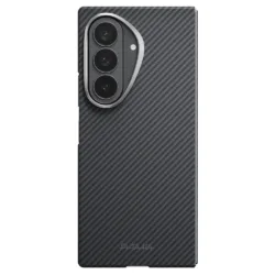 Pitaka รุ่น Edge Case (Aaron Button) - เคสฝาหลัง Galaxy Z Fold 8 Ultra - สี Black/Grey