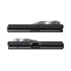 Pitaka รุ่น Edge Case (Aaron Button) - เคสฝาหลัง Galaxy Z Fold 8 Ultra - สี Black/Grey