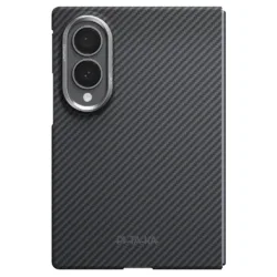 Pitaka รุ่น Edge Case (Aaron Button) - เคสฝาหลัง Galaxy Z Fold 8 - สี Black/Grey