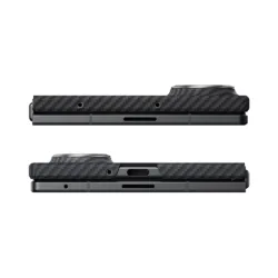 Pitaka รุ่น Edge Case (Aaron Button) - เคสฝาหลัง Galaxy Z Fold 8 - สี Black/Grey