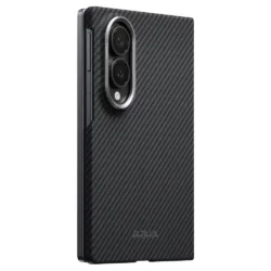Pitaka รุ่น Edge Case (Aaron Button) - เคสฝาหลัง Galaxy Z Fold 8 - สี Black/Grey